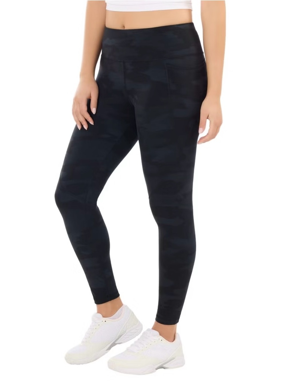 Sweaty Betty Black Camo Power 7/8 Workout Leggings Large 10 NWT Yoga Running L